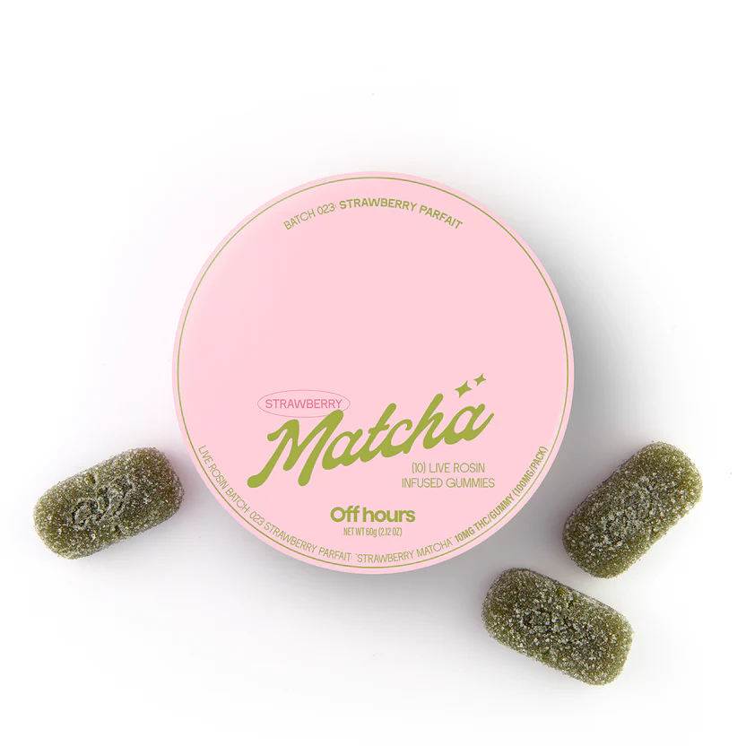 Off Hours: Strawberry Matcha