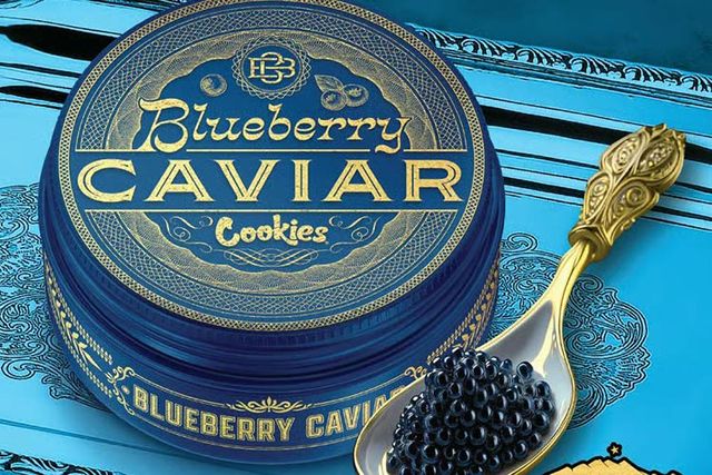 Blueberry Caviar Cookies