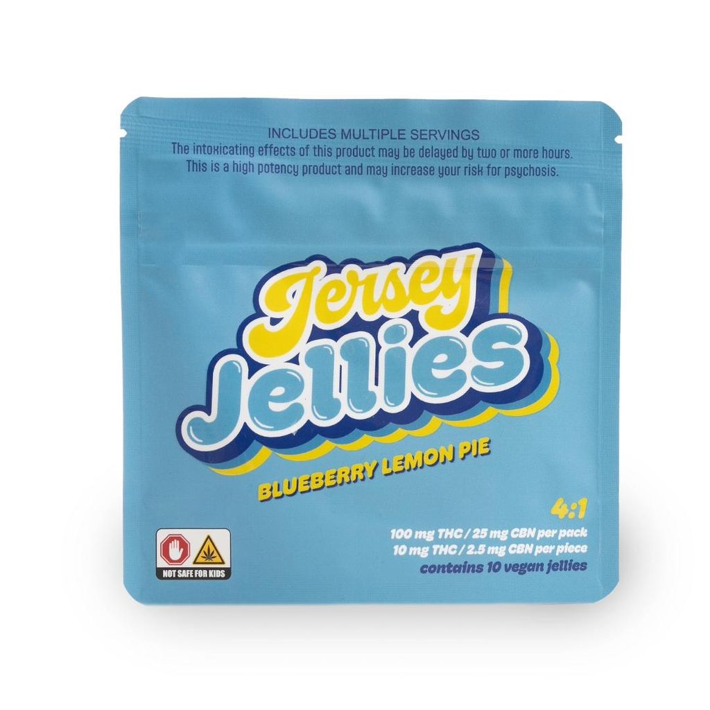 Sugar-Free Blueberry Lemon Pie 4:1 (10mg THC: 2.5m