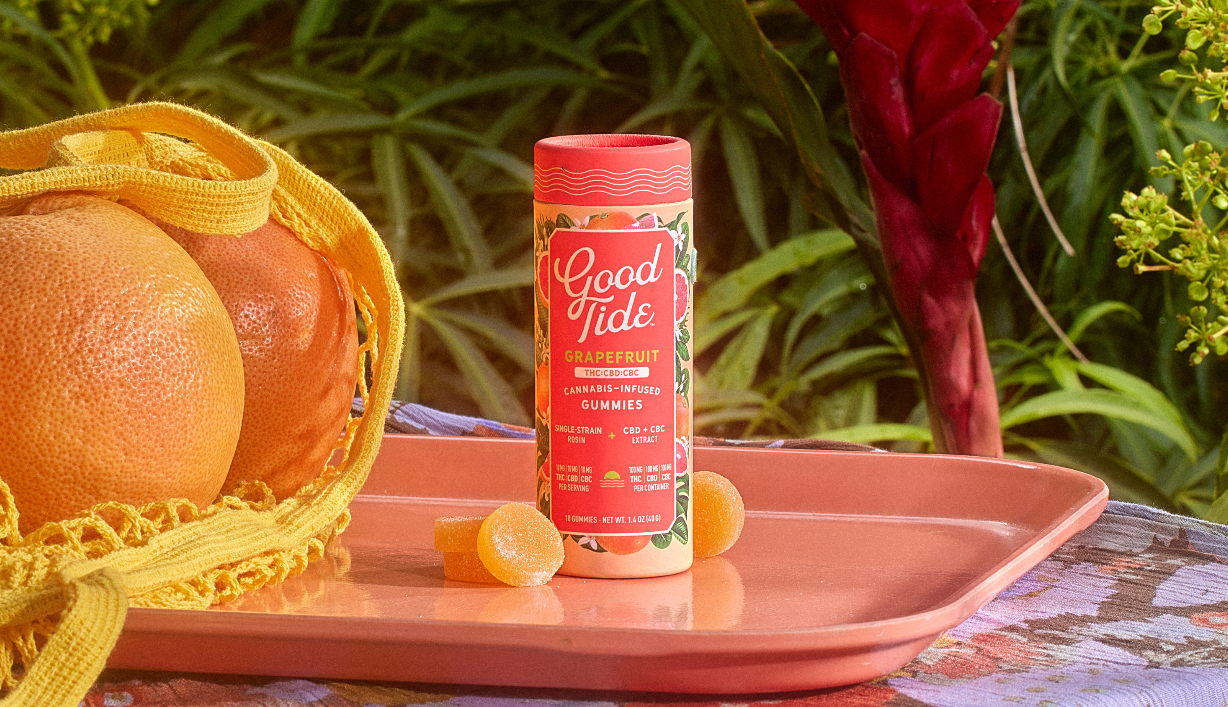 Grapefruit 1:1:1 THC:CBD:CBC Good Tide