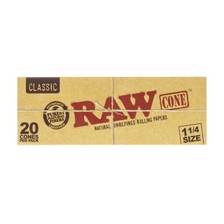 20pk Classic Pre Roll cone 1 1/4 RAW