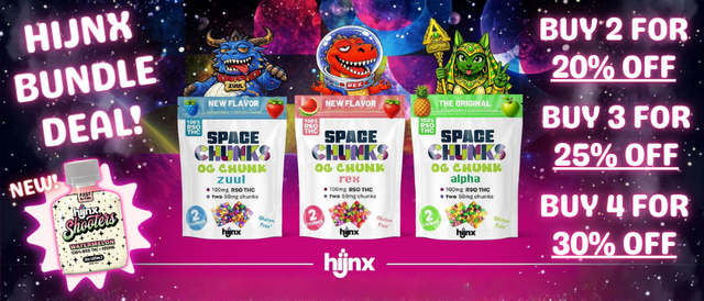 Cannabis Promo, Cannabis Sales, Cannabis Discounts, Cannabis on Sale, HIJNX Bundle Deal