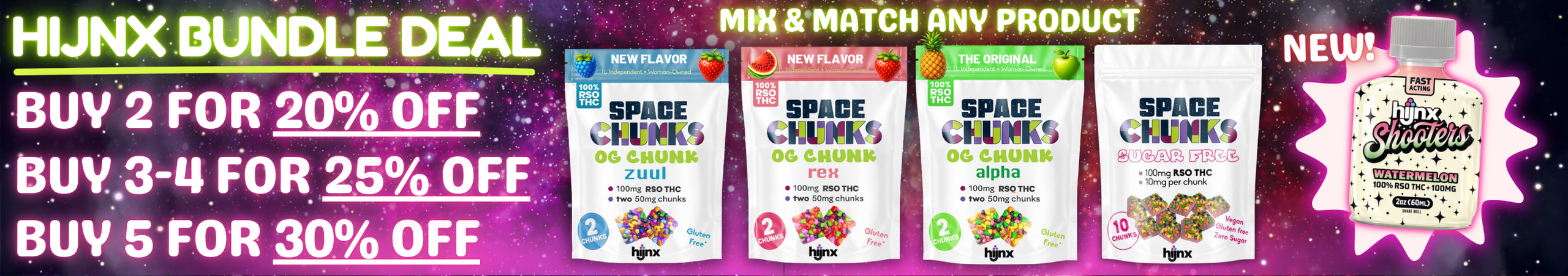 Cannabis Promo, Cannabis Sales, Cannabis Discounts, Cannabis on Sale, HIJNX Bundle Deal