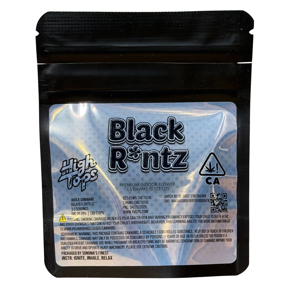 High Tops — Black Runtz
