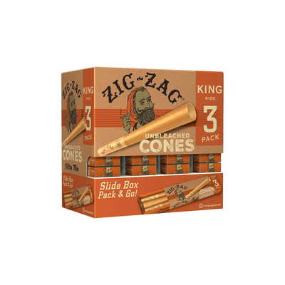 King Size Unbleached Cones