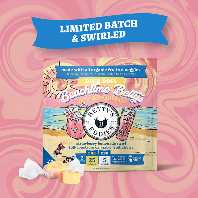 Strawberry Lemonade Swirl THC:CBG Bettys Eddies