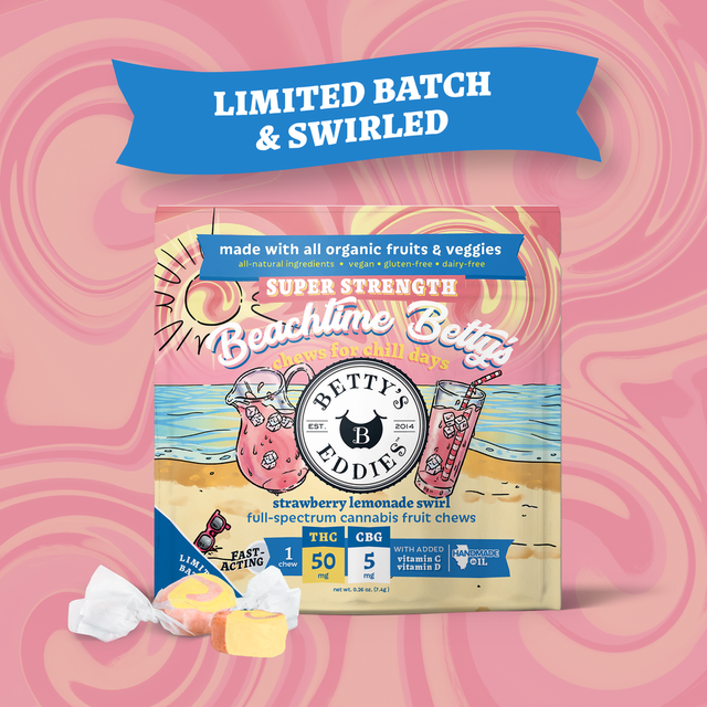 Strawberry Lemonade Swirl THC:CBG Bettys Eddies