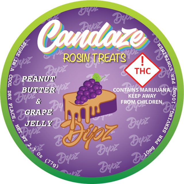 Grape PBJ Dipz Candaze