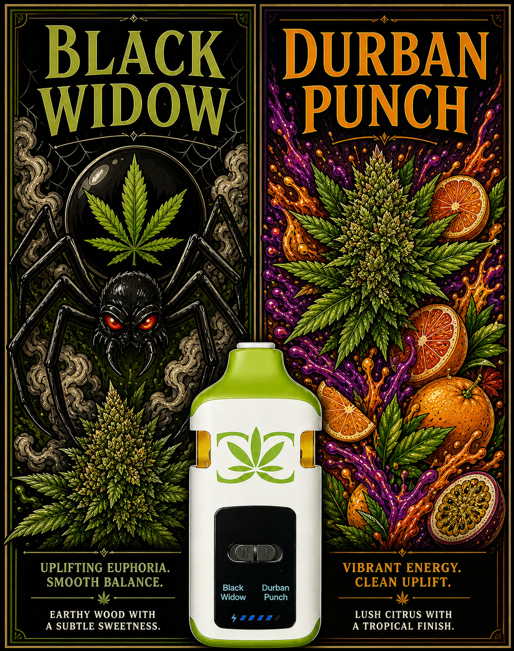 Buy Black Widow + Durban Punch 2g Liquid Diamonds w/ Live Terps Cart online  - The Social Leaf Toms River | South Toms River | New Jersey