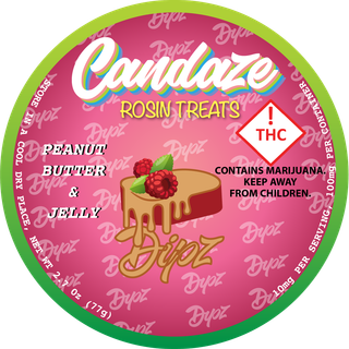 Raspberry PBJ Dipz Candaze