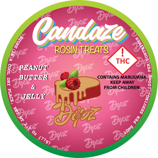 Raspberry PBJ Dipz Candaze