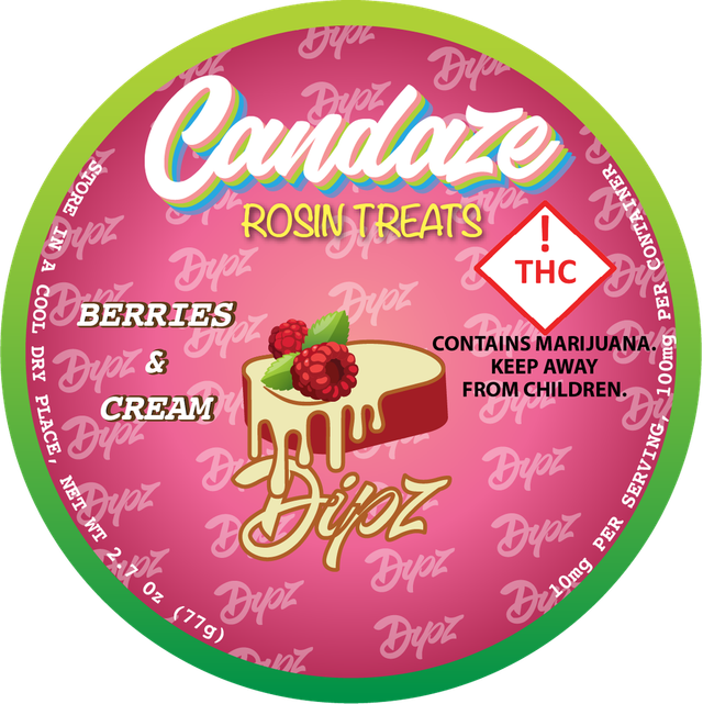 Berries and Cream Dipz Candaze