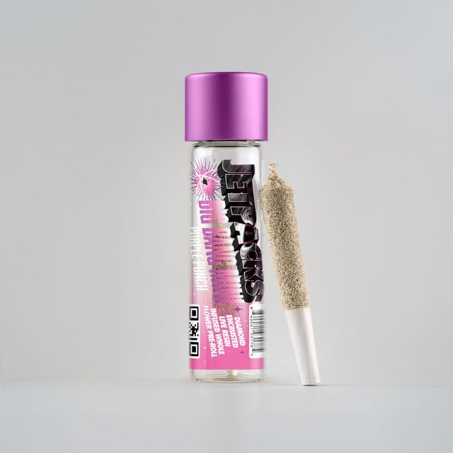 Purple Punch .5g Diamond Encrusted Live Resin Infused Pre-Roll Jetpacks