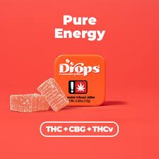 Strawberry Pure Energy 1:1:2 Drops