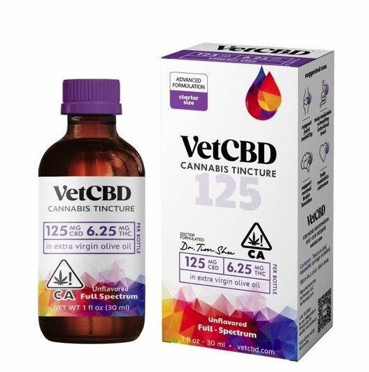 Tincture - Regular Strength - 125Mg - 30Ml Vetcbd