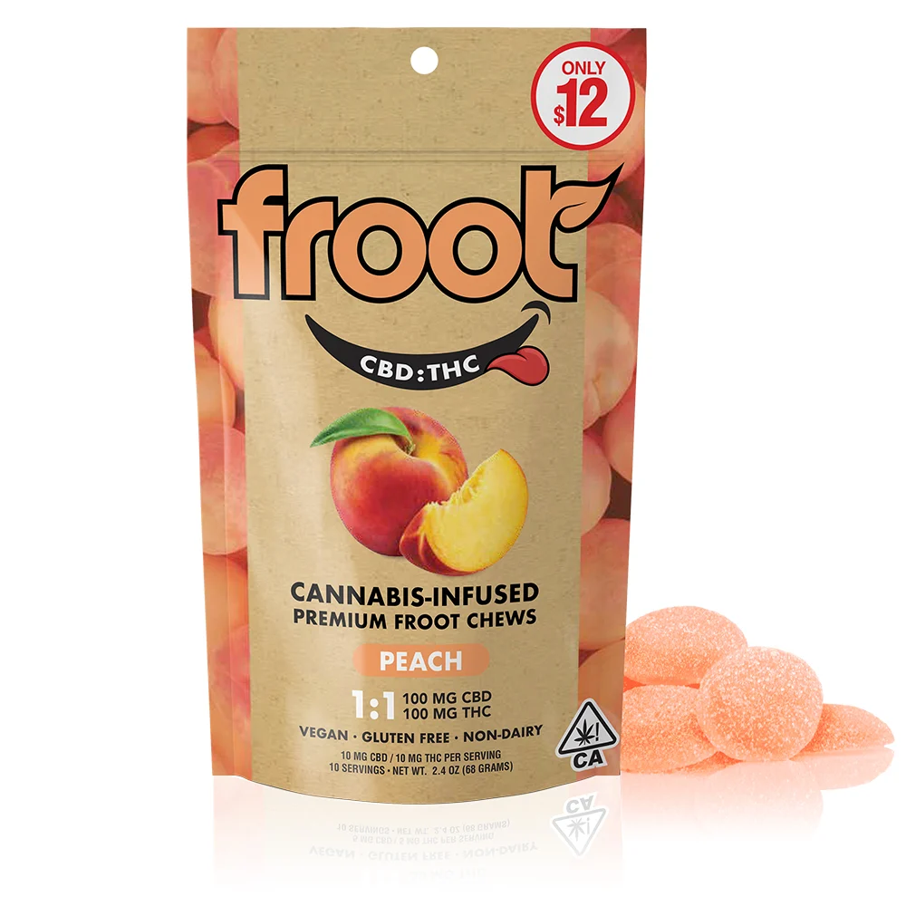 Peach - Gummies - 1:1 THC : CBD Froot