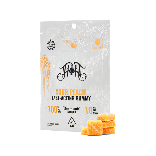 Fast Acting Sour Peach Heavy Hitters