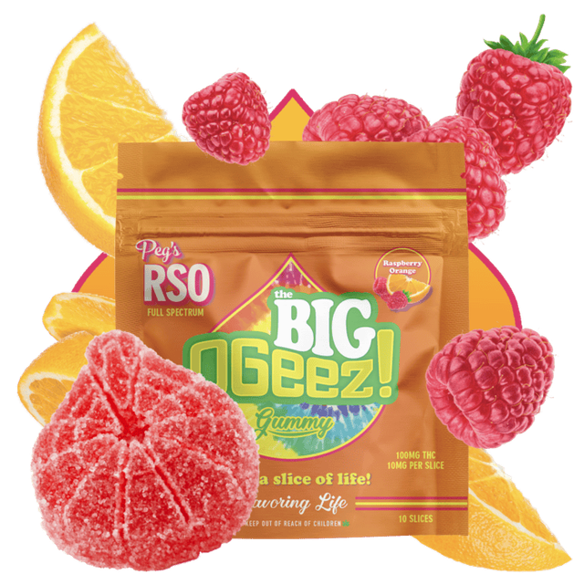 Peg's Big Rasberry Orange 100MG OGeez