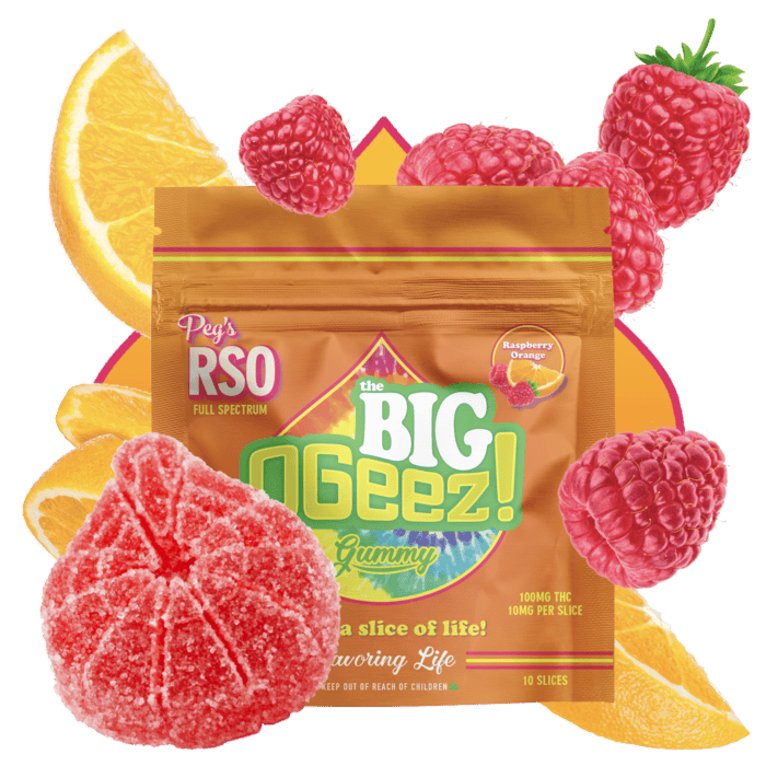 Peg's Big Raspberry Orange 100MG