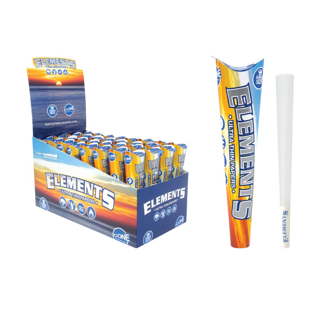 Elements King Size Cones 3pk