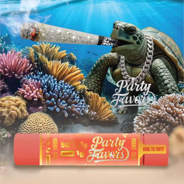 Orange Soda Diamond Infused PR (Indica) Party Favors
