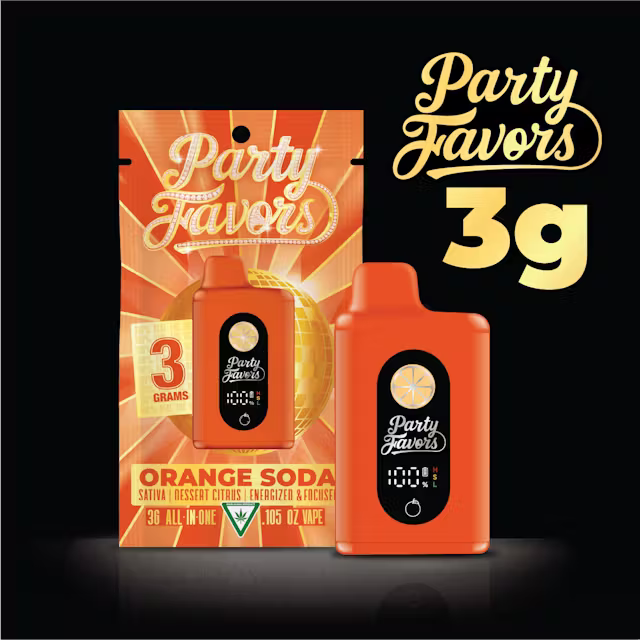 Orange Soda (Sativa) Dispo Party Favors