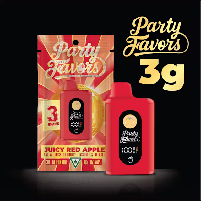 Juicy Red Apple (Sativa) Dispo Party Favors