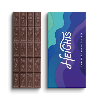 Heights - 100mg THC Dark Chocolate Bar Heights