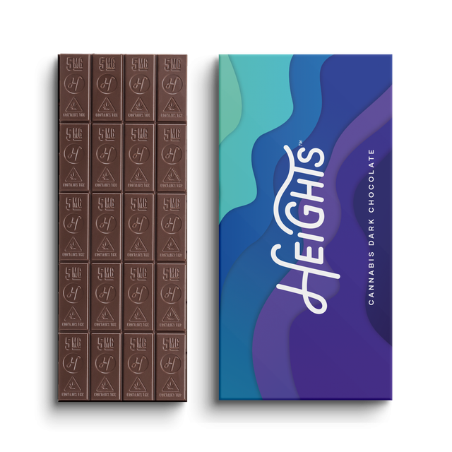 Heights - 100mg THC Dark Chocolate Bar Heights