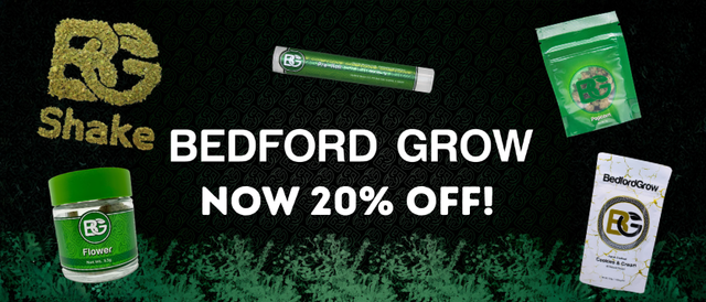 Cannabis Promo, Cannabis Sales, Cannabis Discounts, Cannabis on Sale, 20% Off Bedford / Lula's