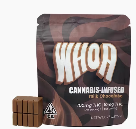 Whoa — Dark Chocolate Hybrid - 1pc - 100mg