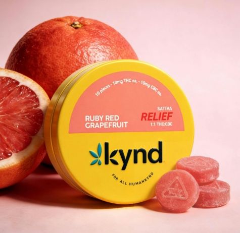 Relief Ruby Red Grapefruit 1:1 THC:CBC Kynd