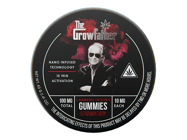 Strawberry Nano-Infused Gummies The Growfather