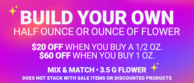 Cannabis Promo, Cannabis Sales, Cannabis Discounts, Cannabis on Sale, Bulk Flower Discounts