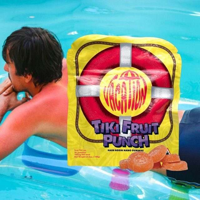 Tiki Fruit Punch Hash Rosin Gummy Rings (5mg - 20pk) Vacation