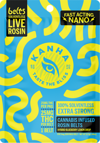 Blueberry Lemon Drop Belts Solventless KANHA
