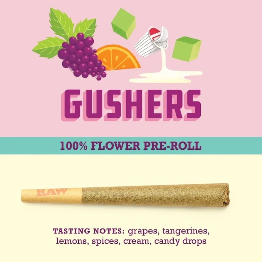 Gushers 1G Pre-Roll Organic Paper Crane Provisions, LLC
