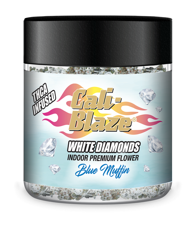 Blue Muffin 3.5g White Diamonds