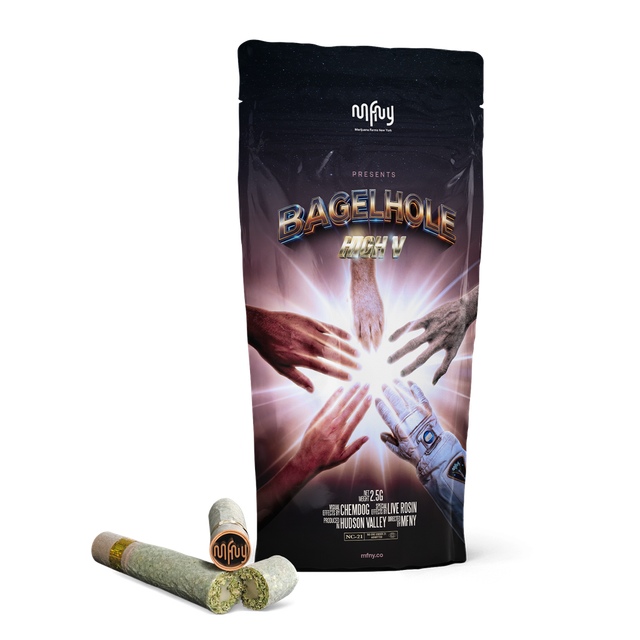 Chemdog 2.5g Live Rosin Bagel Hole MFNY