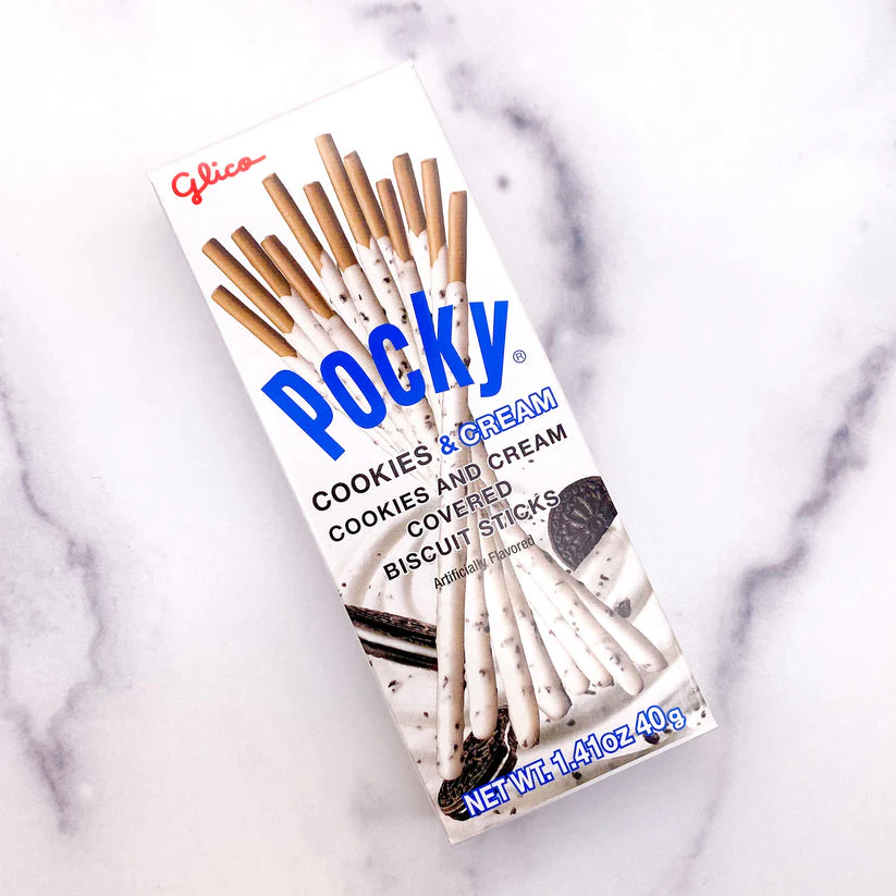 Pocky Cookies and Cream Blossom Flower