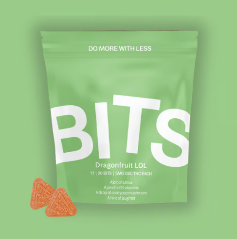 Bits Dragonfruit Lol 1:1 THC:CBC 20 Pack 100mg