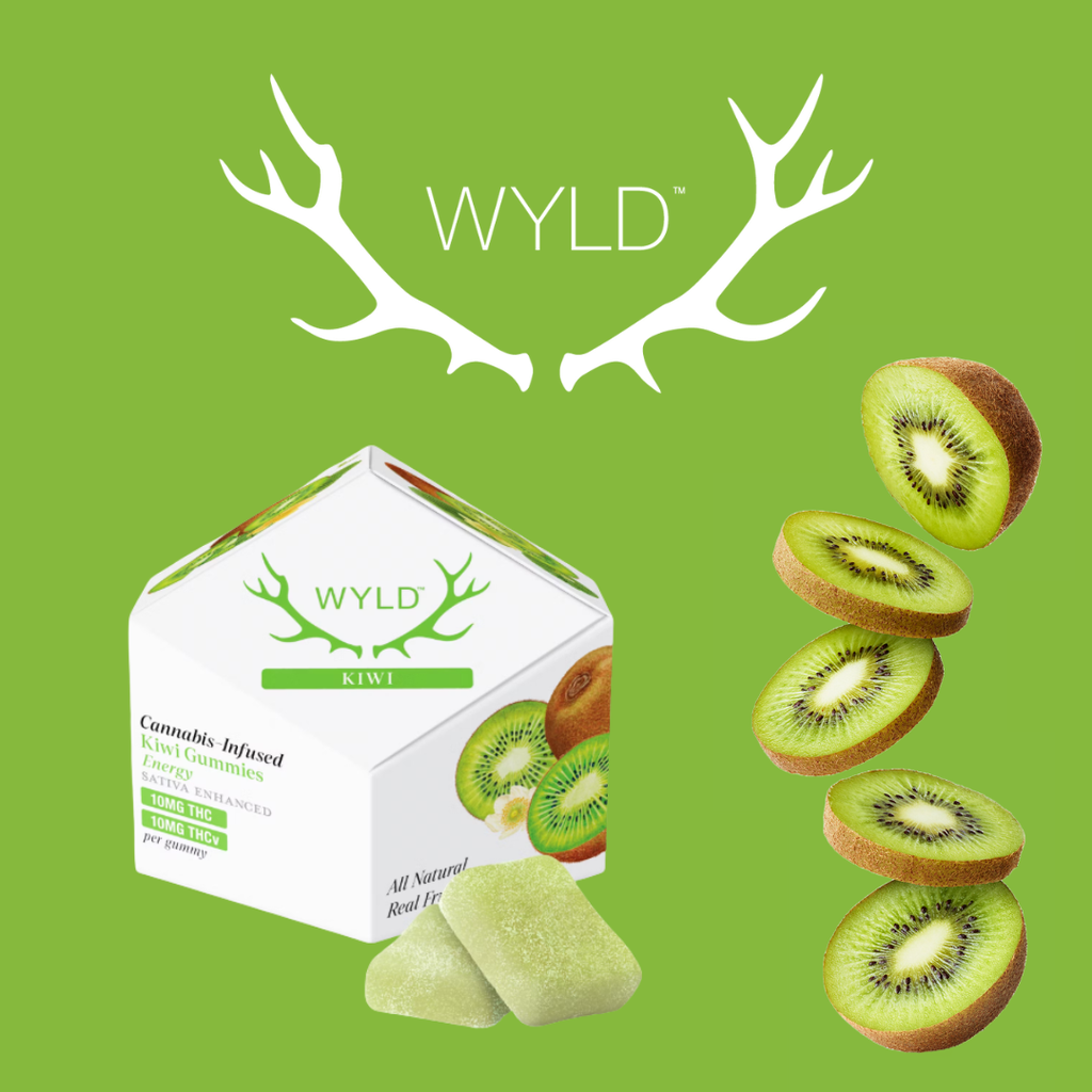 Wyld Kiwi 1:1 THC:THCV 10 Pack 100mg