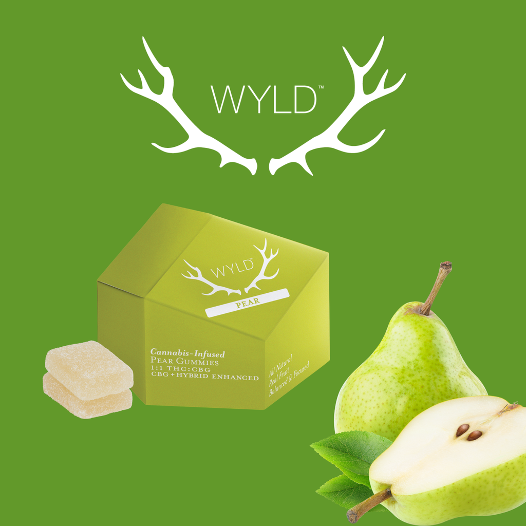 Wyld Pear 1:1 THC:CBG 10 Pack 100mg