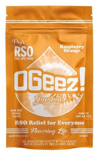 Peg'S RSO - Raspberry Orange - RSO Infused -  Ogeez!