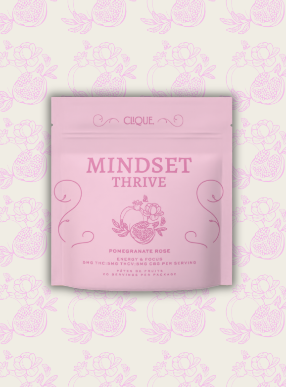 Clique Pomegranate Rose Thrive 10 Pack 100mg