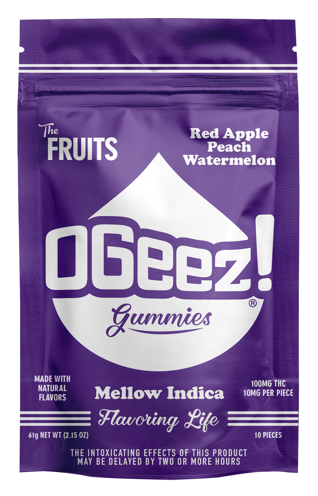 Ogeez! The Fruits - Mellow Indica - 10 Pack 100mg 10 PACK
