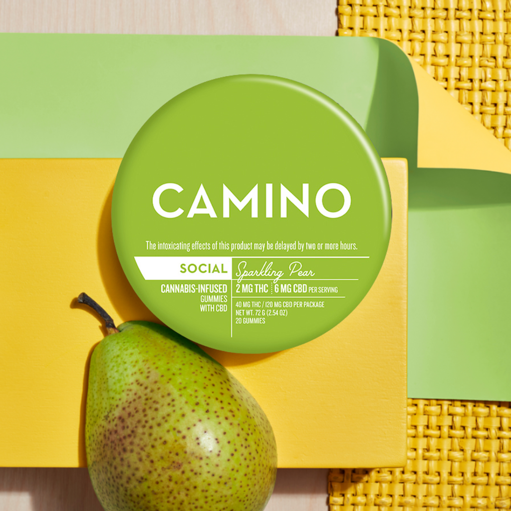 Camino (Social) Sparkling Pear 2:6 THC:CBD 20 Pack 40mg