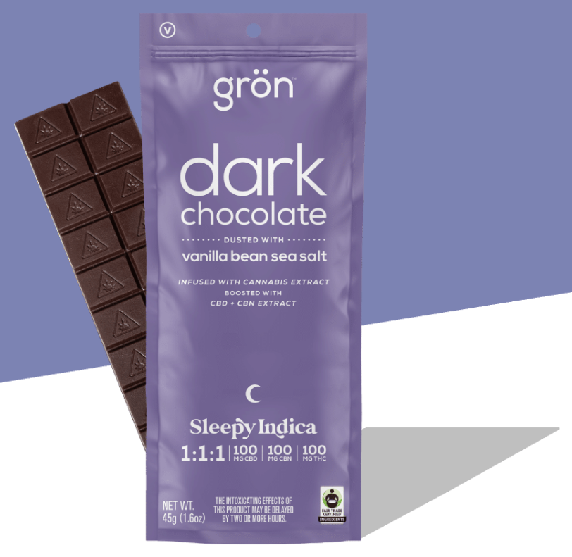 1:1:1 THC:CBD:CBN - Dark Chocolate W/ Vanilla Bean Sea Salt -