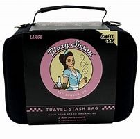 Smell Proof Travel Stash Bag (BLACK) Blazy Susan