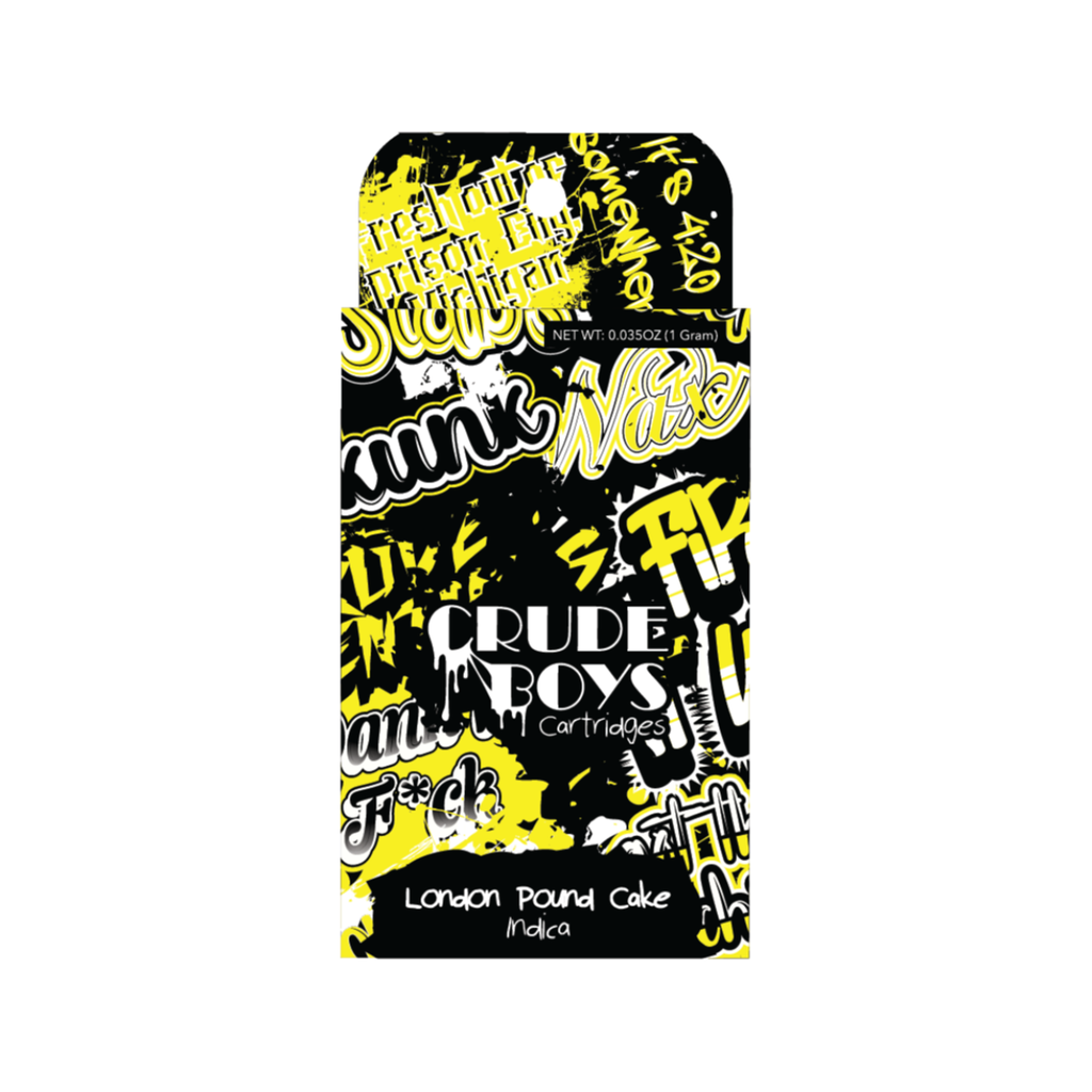 Crude Boys London Pound Cake Vape Cart